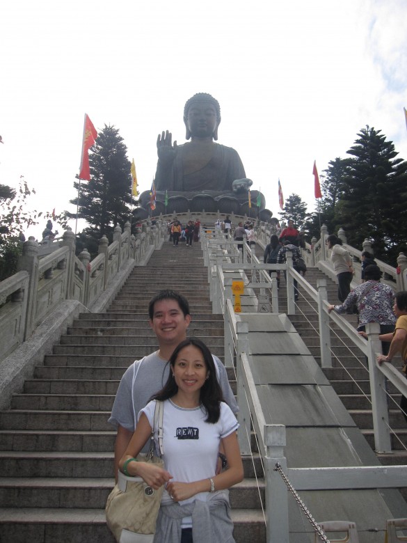 Big Buddha on Lantau Island (Just to be clear I am Christian and we visited this site as a HK landmark, not for religious reasons)