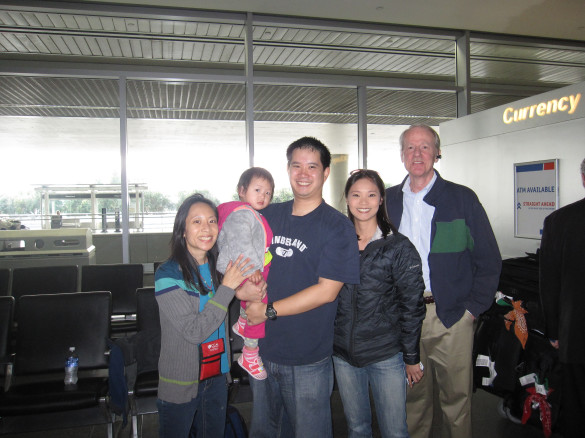 Our Pastor Dave Finch & My Sister Allison greeted us at SFO