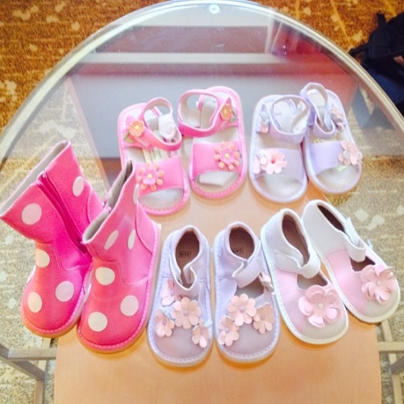 I went a lil nuts on Shamian Island buying my baby girl shoes.