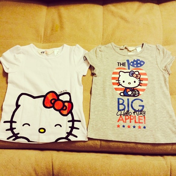 Hello Kitty t-shirts for Roxy
