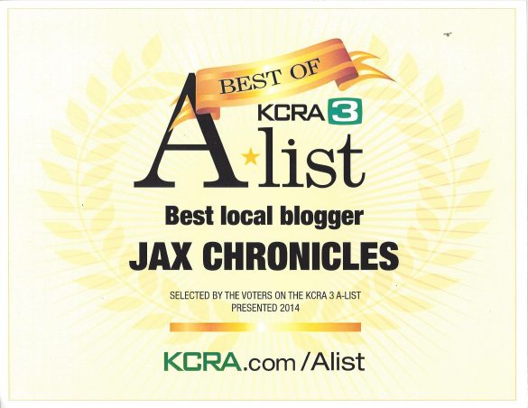 Jax Chronicles 2014 Winner Certificate - Color
