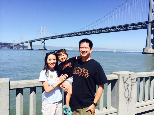 By the Bay Bridge in San Francisco