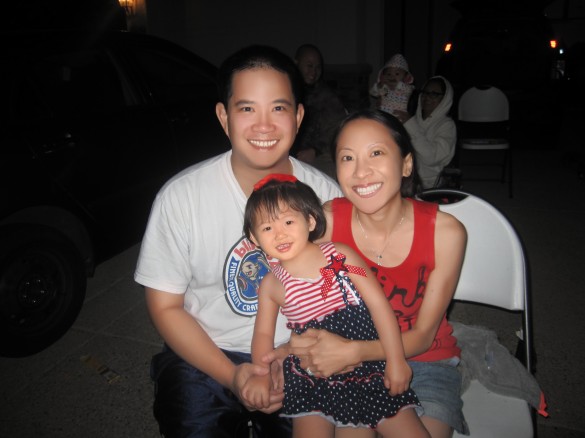 Our happy little family at the 4th of July