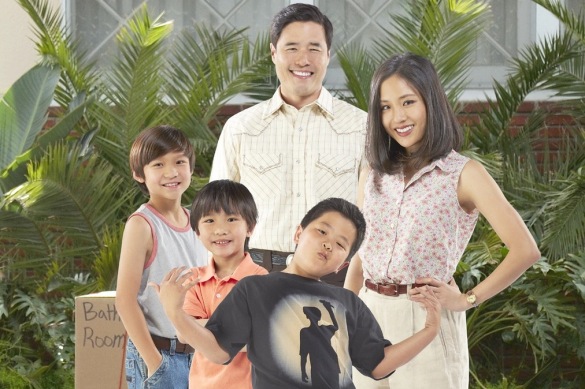 Fresh off the Boat starring Randall Park, Constance Wu, Hudson Yang, Forest Wheeler, and Ian Chen