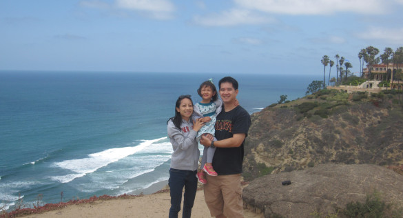 With Kenny & Roxy at my favorite spot at the Cliffs by UC San Diego
