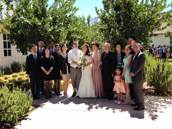 My Dad's side of the family at Jessica & Adam's Wedding at Solage Calistoga June 21, 2015